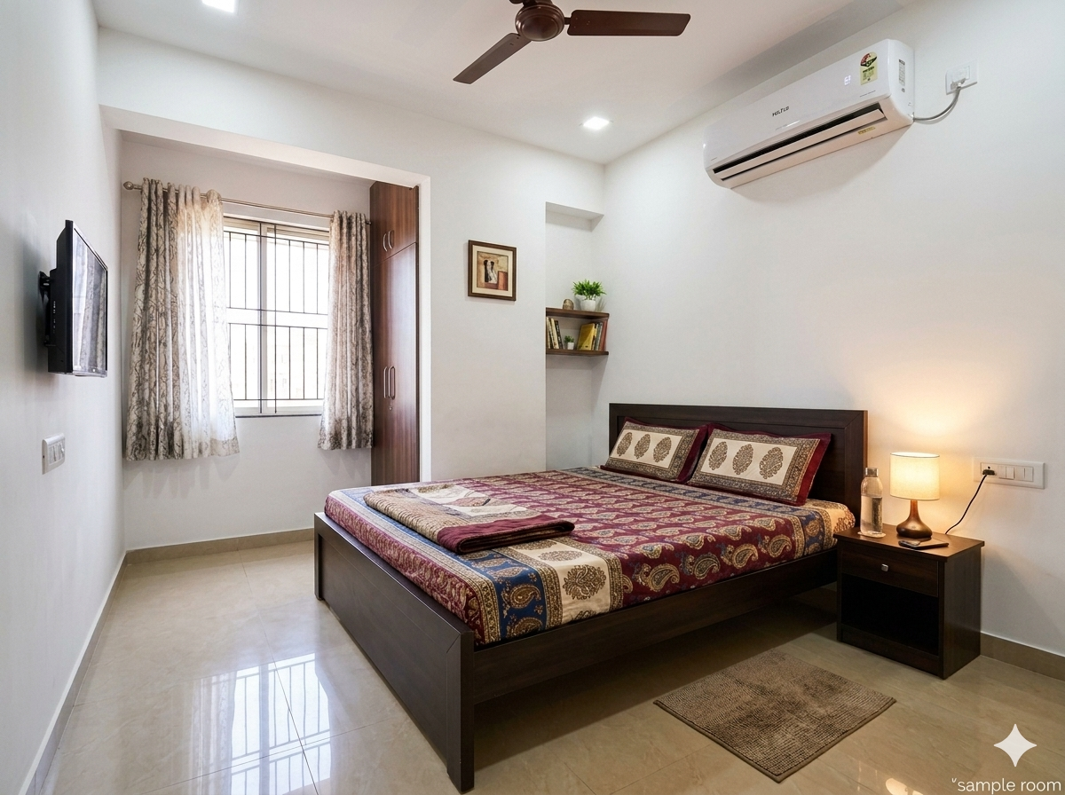 Comfortable room at Akshat Royal Stay